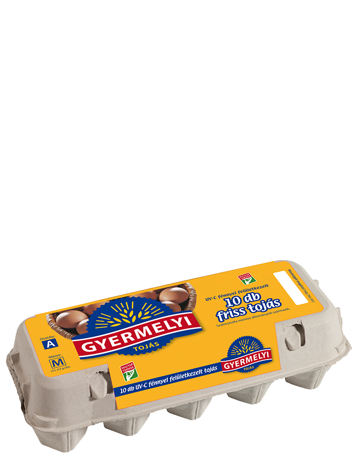 Gyermelyi eggs, disinfected 10 pcs