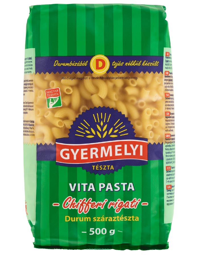 Gyermelyi Vita Pasta Chifferi